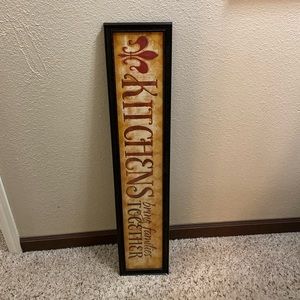 Kitchen sign